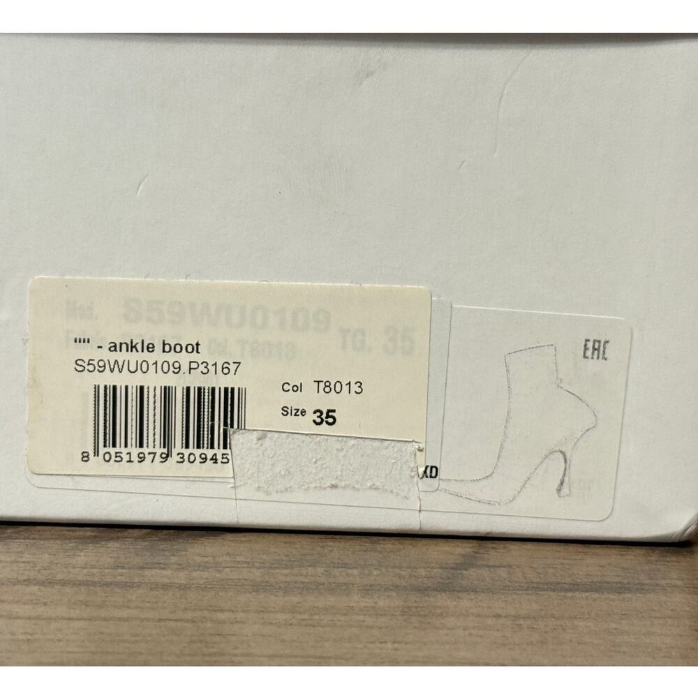 MM6 Maison Margiela Bubble Wrap Heeled Ankle Boots White EU 35 / US 5 - Picture 10 of 14